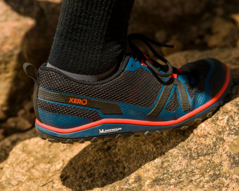 XERO Scrambler Low MAN - pánské trailové a trekové barefoot boty - Barva: Černá, Velikost: 44