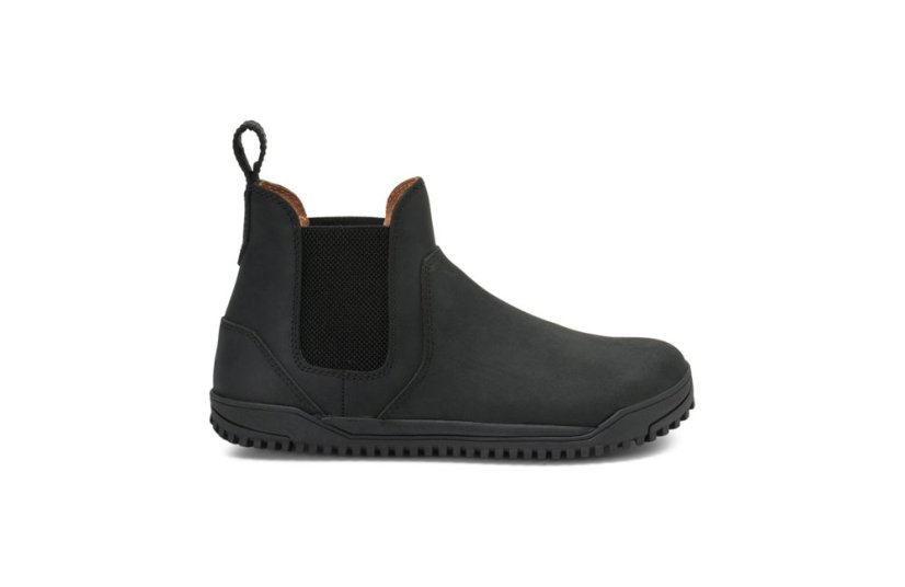 Dámské kožené barefoot chelsea boty Xero Shoes Ridgeway Chelsea - Black
