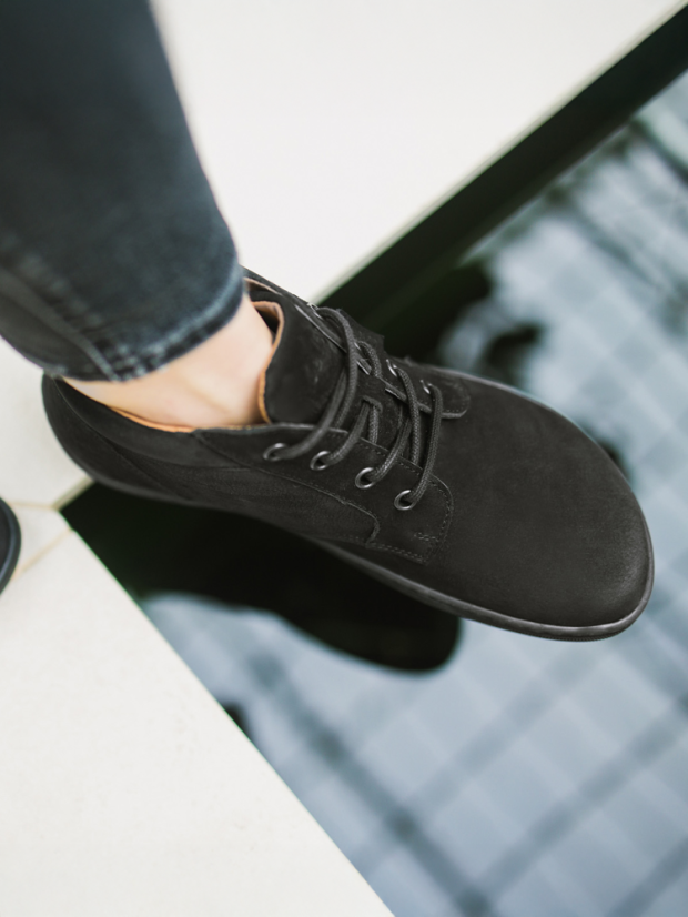 Be Lenka Synergy - kožené barefoot kotníkové boty (nubuk, unisex)