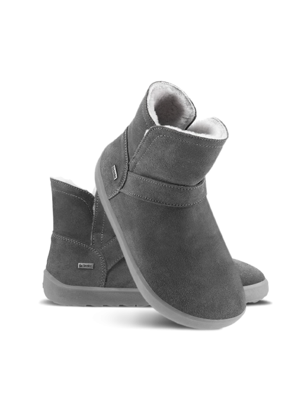 DOPRODEJ Dámské zimní barefoot boty Be Lenka Polaris - All Grey - Barva: All Grey Polaris, Velikost: 38