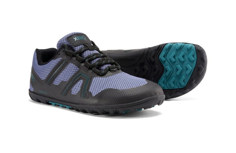 VÝPRODEJ Dámské voděodolné trailové barefoot boty Xero Shoes Mesa Trail WP - Barva: Grisaille Black, Velikost: 42