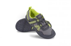 Dětské barefoot boty Xero Shoes Prio Big Kids - Gray/Lime