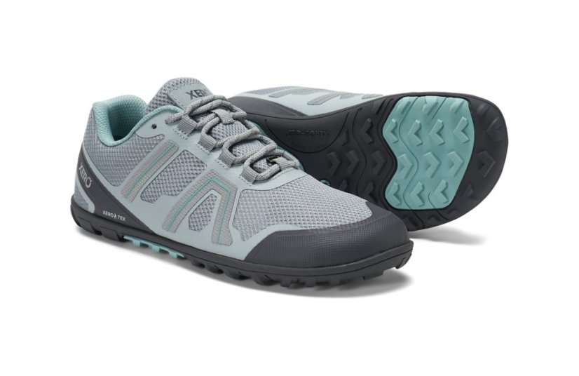 Dámské voděodolné trailové barefoot boty Xero Shoes Mesa Trail WP - Mist - Velikost: 38,5