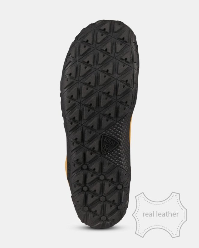 Unisex kožené voděodolné barefoot boty Kilpi Bare Leather High-U - Černá - Barva: černá bare leather, Velikost: 44