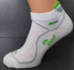 Nízké sportovní ponožky Pondy KS Lite Short - Bílá