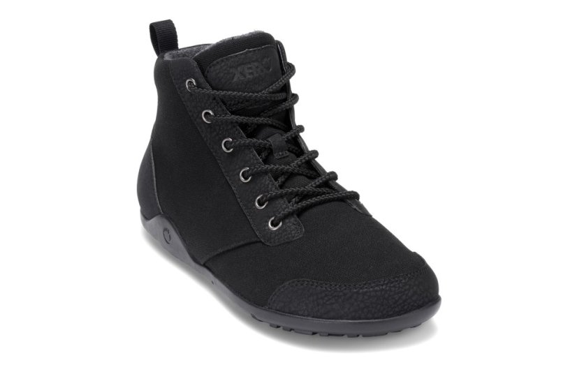 VÝPRODEJ Pánské barefoot kotníkové boty Xero Shoes Denver - Black