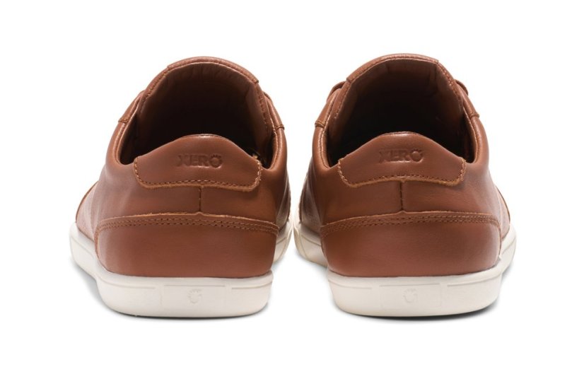 Pánské kožené barefoot tenisky Xero Shoes Dillon Leather - Mocha/Bisque