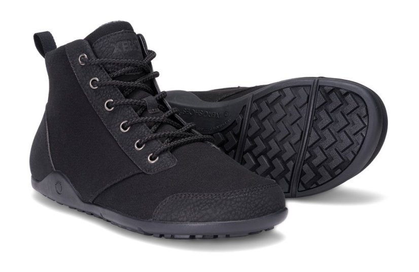 VÝPRODEJ Pánské barefoot kotníkové boty Xero Shoes Denver - Black