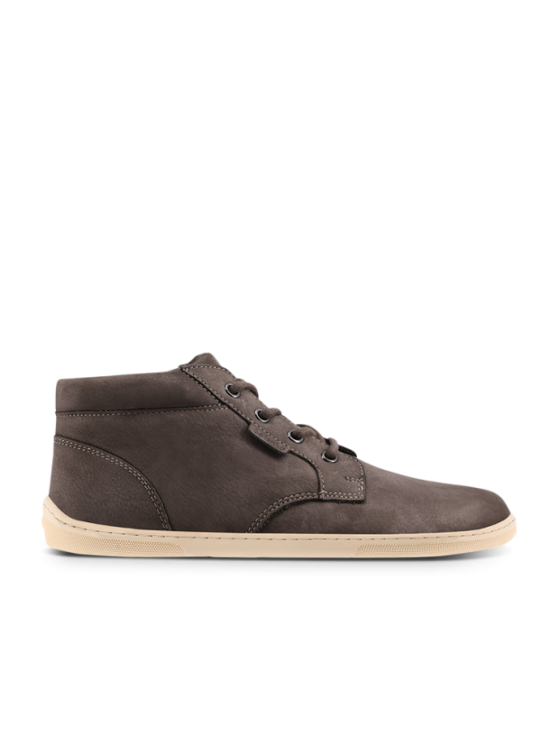 Unisex kotníkové barefoot boty Be Lenka Synergy Fleece - Chocolate a Beige - Barva: Chocolate a Beige Synergy, Velikost: 42