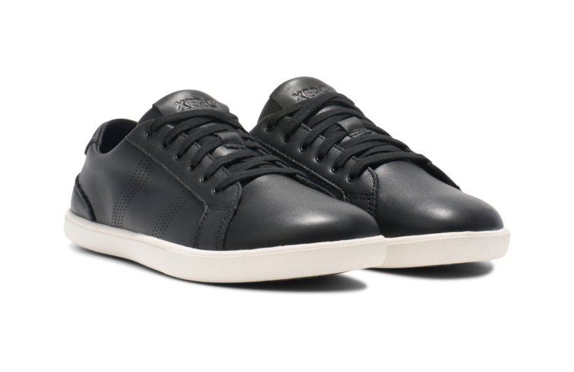 Dámské kožené barefoot tenisky Xero Shoes Dillon Leather - Black - Velikost: 36,5