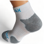 KS CoolMax - chladivé běžecké ponožky - Barva: šedo-černá, Velikost: 45-47