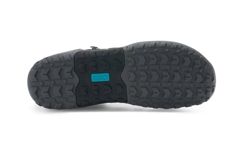 VÝPRODEJ Dámské turistické barefoot boty Xero Shoes Scrambler Trail Mid - Asphalt Black