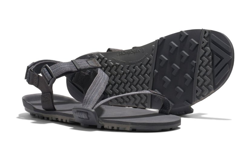 Pánské turistické barefoot sandály Xero Shoes Z-Trail EV - Steel Gray Asphalt - Barva: Steel Gray Asphalt Z-Trail Men, Velikost: 45