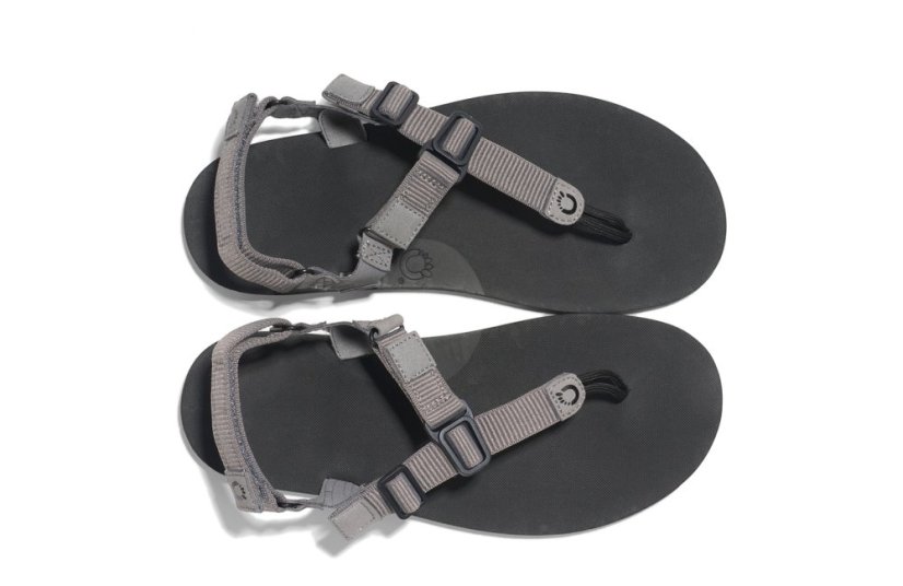 VÝPRODEJ Pánské turistické barefoot sandály Xero Shoes H-Trail - Steel Gray - Barva: Steel Gray Lolite H-Trail Men, Velikost: 48