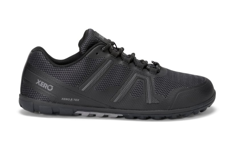 Pánské voděodolné trailové barefoot boty Xero Shoes Mesa Trail WP - Black - Barva: Black Mesa Trail WP Men, Velikost: 44,5