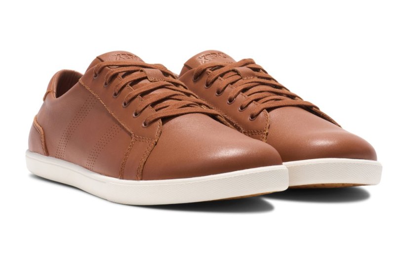 Pánské kožené barefoot tenisky Xero Shoes Dillon Leather - Mocha/Bisque