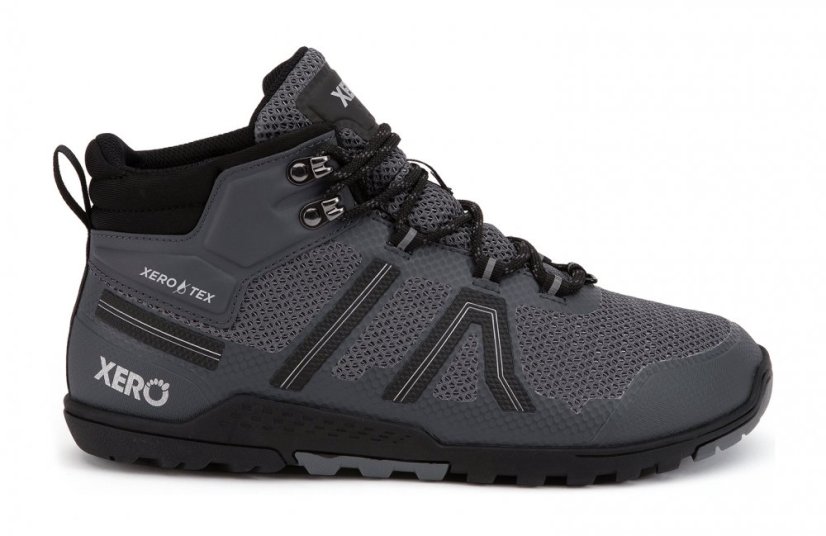 XERO Xcursion Fusion – Pánské turistické barefoot boty s membránou - Barva: Black Titanium, Velikost: 40