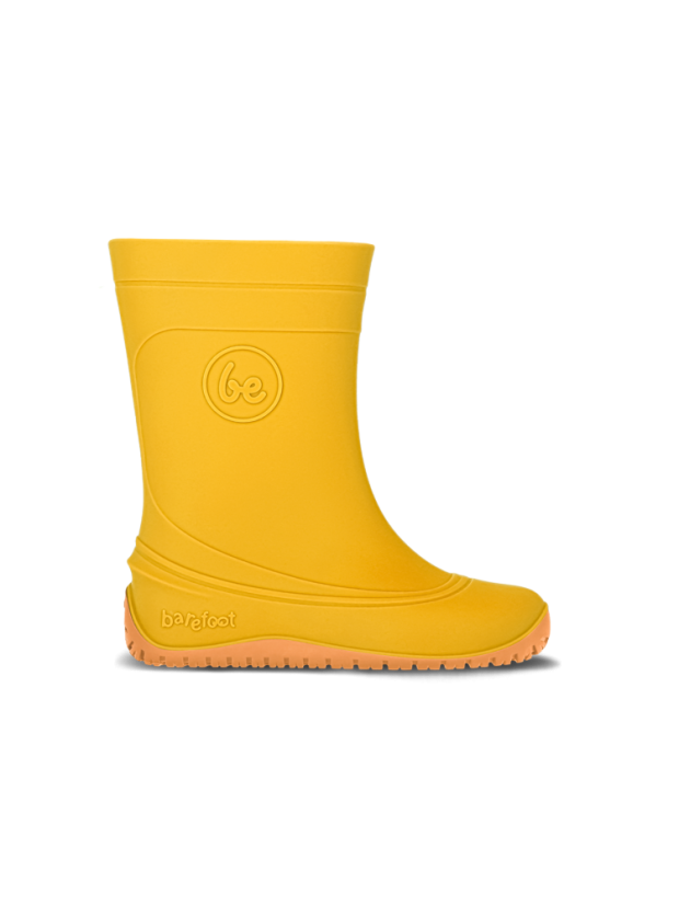 Dětské barefoot gumáky Be Lenka Pudds - Yellow - Barva: Yellow Pudds, Velikost: 31