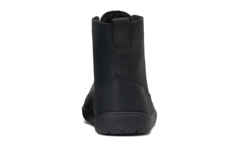Pánské kožené barefoot kotníkové boty Xero Shoes Denver Leather II - Barva: Black Denver II, Velikost: 39,5