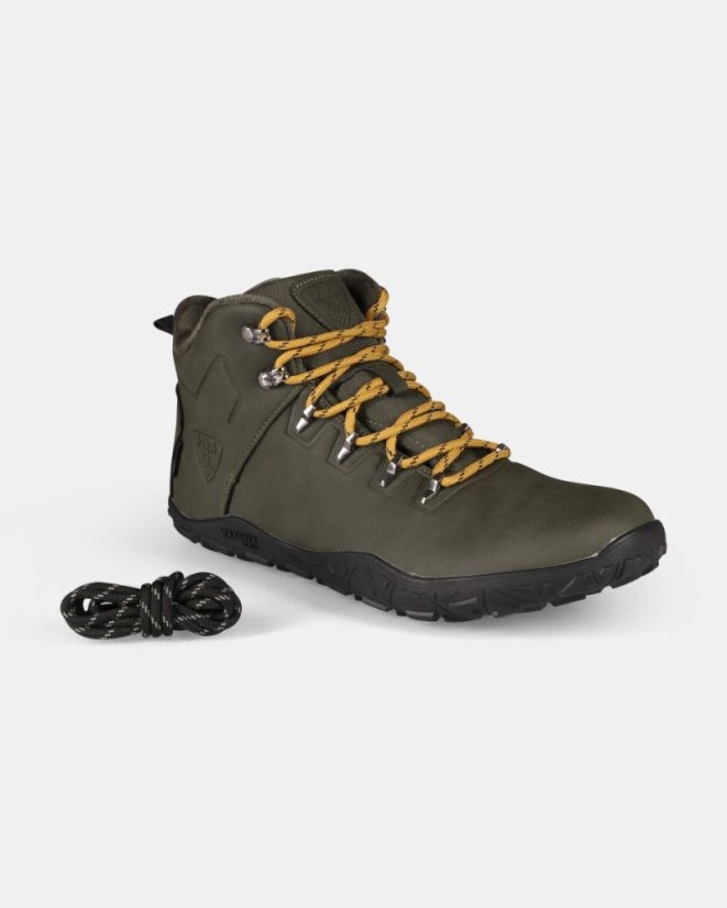 Unisex voděodolné barefoot boty Kilpi Bare High WP-U - Tmavě Zelená - Barva: BARE HIGH WP-U, Tmavě zelená, Velikost: 46
