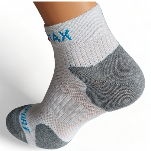 KS CoolMax - chladivé běžecké ponožky - Barva: šedo-černá, Velikost: 37-38