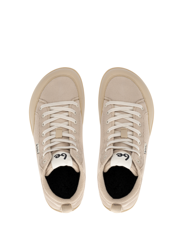 Unisex zateplené barefoot tenisky Be Lenka Rebound Thermo - Sand