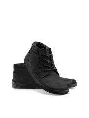 Unisex kotníkové barefoot boty Be Lenka Synergy Fleece - All Black