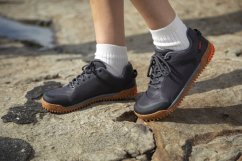 VÝPRODEJ Dámské turistické barefoot boty Xero Shoes Ridgeway Mesh Low - Faded Black