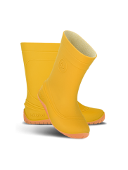 Dětské barefoot gumáky Be Lenka Pudds - Yellow