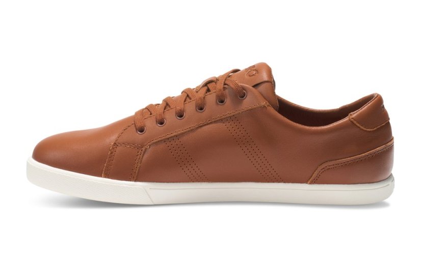 Pánské kožené barefoot tenisky Xero Shoes Dillon Leather - Mocha/Bisque
