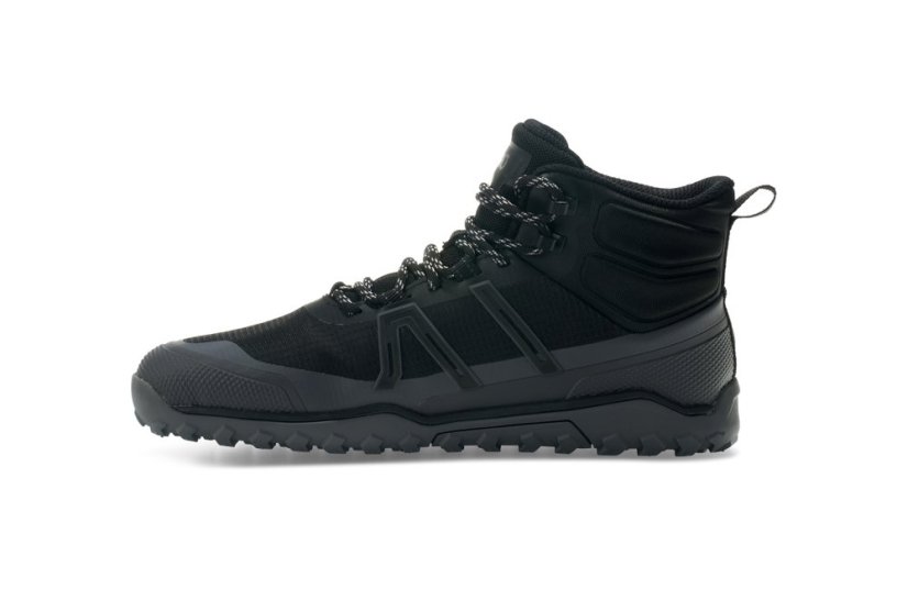 Dámské voděodolné turistické barefoot boty Xero Shoes Scrambler Trail Mid WP - Black Asphalt