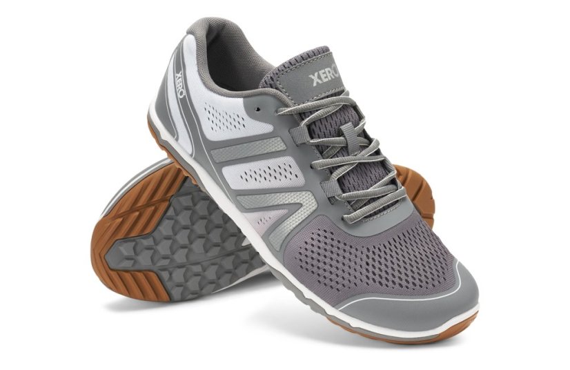 VÝPRODEJ Pánské běžecké barefoot boty Xero Shoes HFS II - Grey White - Barva: Grey White, Velikost: 40