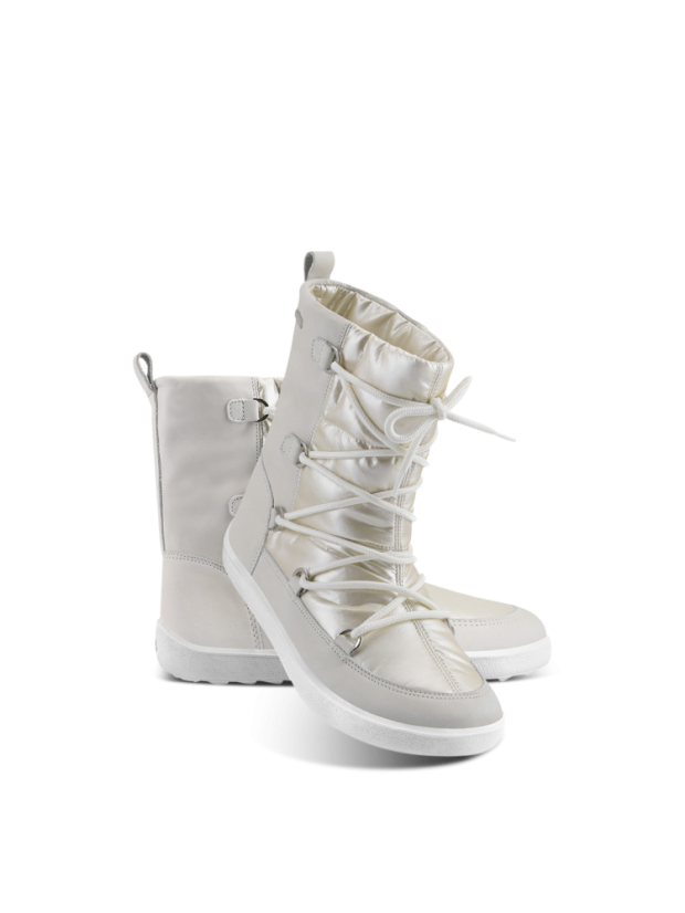 DOPRODEJ Dámské zimní barefoot boty Be Lenka SnowFox - Pearl White - Barva: Pearl White, Velikost: 37