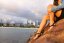 VÝPRODEJ Dámské turistické barefoot sandály Xero Shoes H-Trail - Black