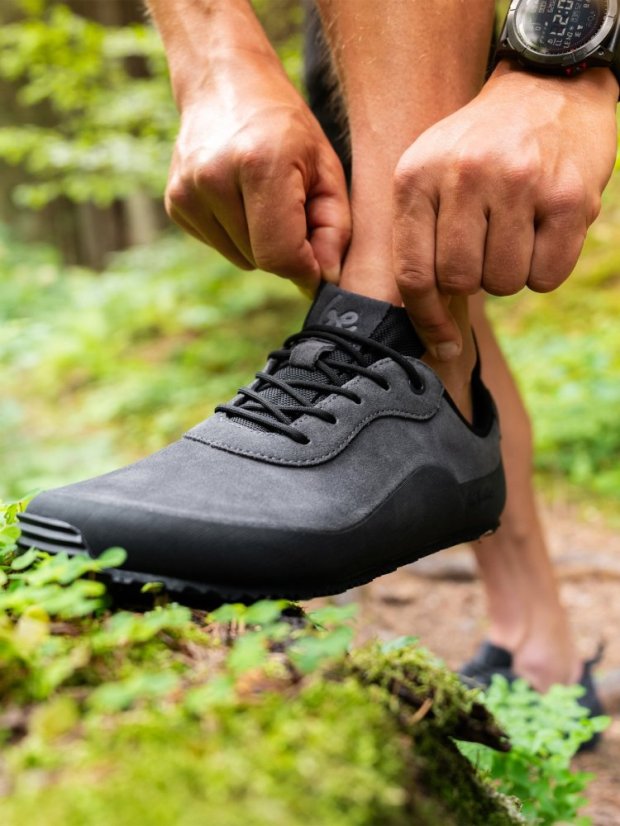 Unisex turistické barefoot boty Be Lenka TrailWalker 3.0 - Dark Grey - Barva: Dark Grey TrailWalker 3.0, Velikost: 46