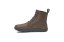 VÝPRODEJ Dámské kožené barefoot kotníkové boty Xero Shoes Breckenridge - Šedo-hnědá