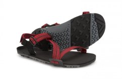 DOPRODEJ Pánské turistické barefoot sandály Xero Shoes Z-Trail EV - Red