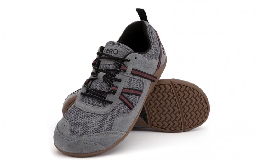 XERO Prio Suede pánské barefoot - Barva: Black Gum, Velikost: 44,5