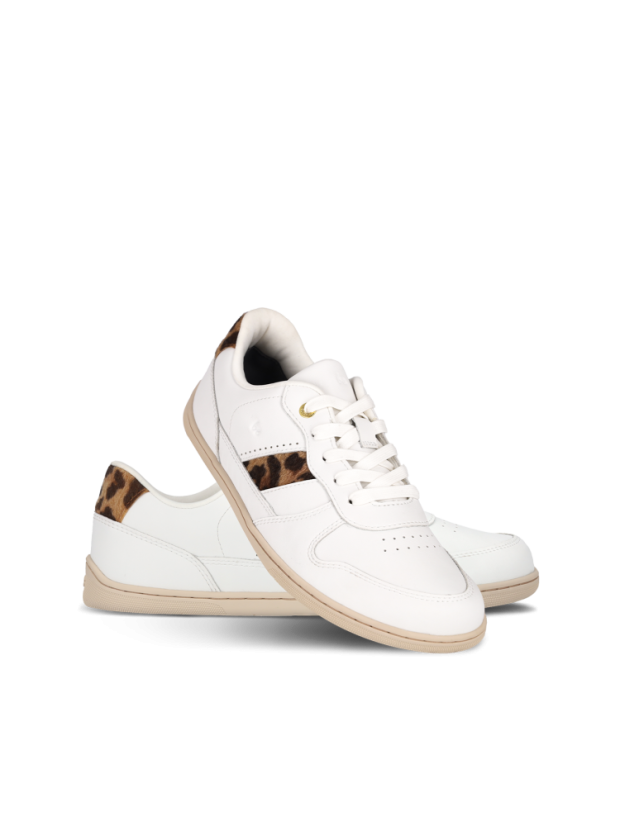 Unisex kožené barefoot tenisky Be Lenka Cellestia - White Leopard - Barva: White Leopard Cellestia, Velikost: 37