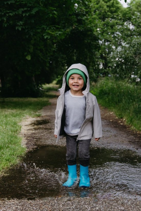 Be Lenka Pudds dětské gumáky Aqua Blue