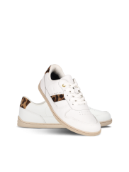 Unisex kožené barefoot tenisky Be Lenka Cellestia - White Leopard