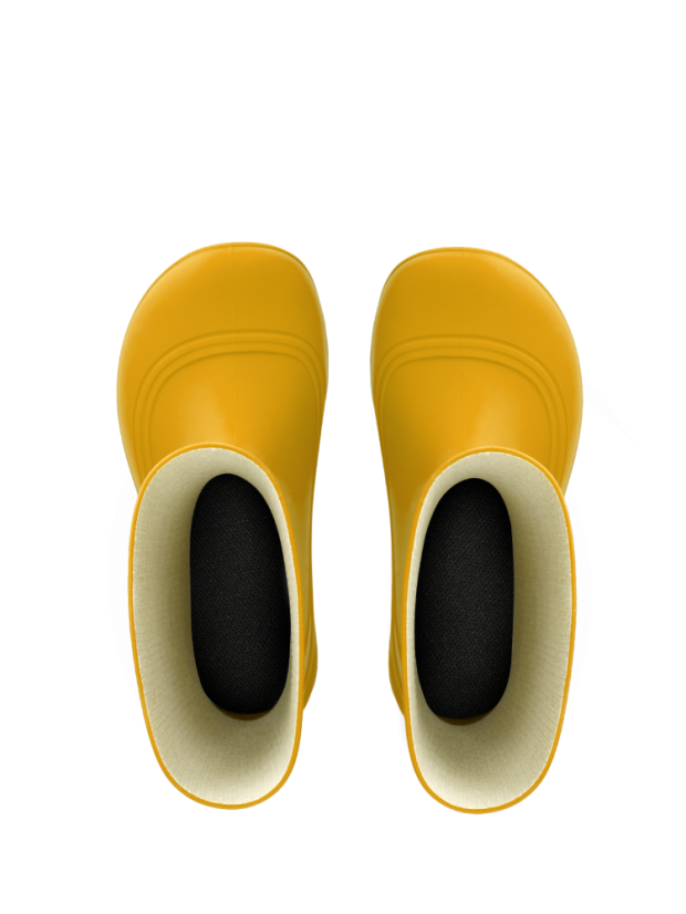 Dětské barefoot gumáky Be Lenka Pudds - Yellow - Barva: Yellow Pudds, Velikost: 31