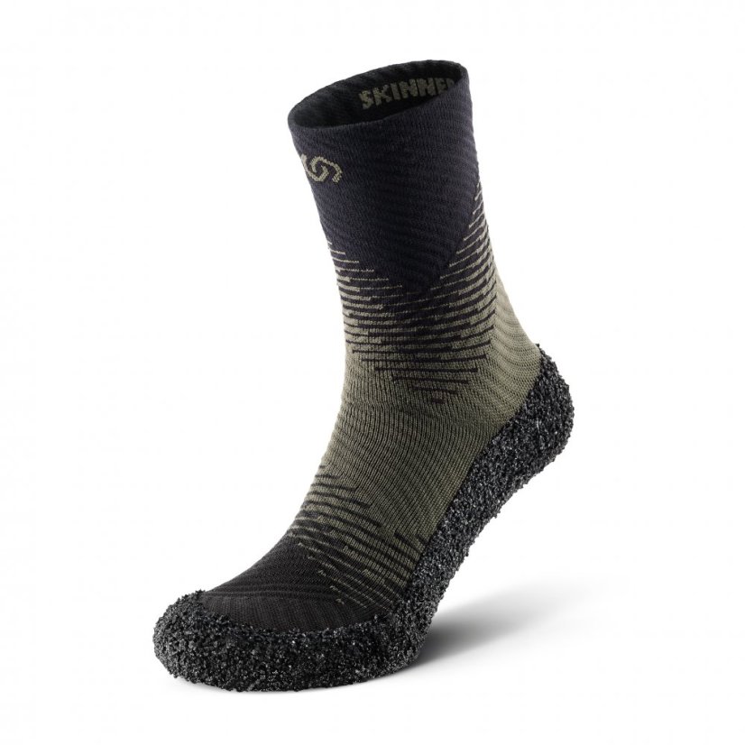 DOPRODEJ Barefoot ponožkoboty Skinners 2.0 Compression - Barva: CARMINE, Velikost: 43-44