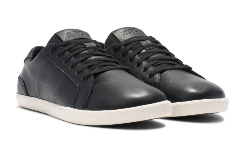 Pánské kožené barefoot tenisky Xero Shoes Dillon Leather - Black - Velikost: 47