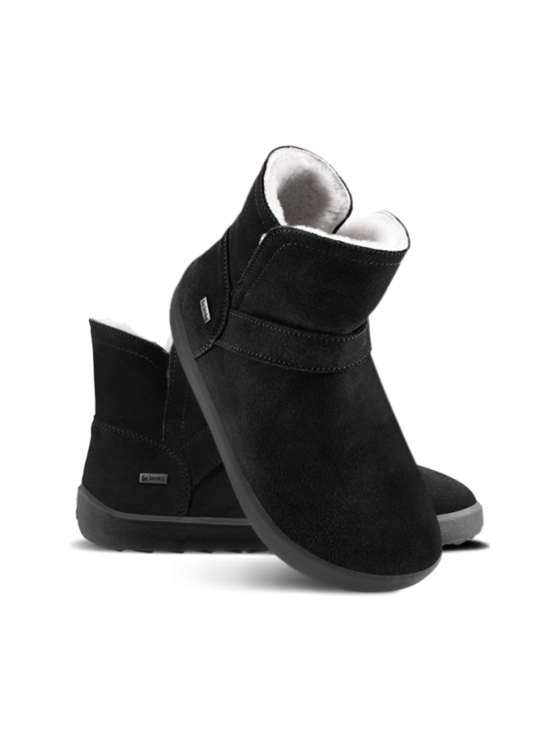 DOPRODEJ Dámské zimní barefoot boty Be Lenka Polaris - All Black