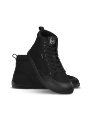 Unisex zateplené barefoot tenisky Be Lenka Rebound Thermo - All Black