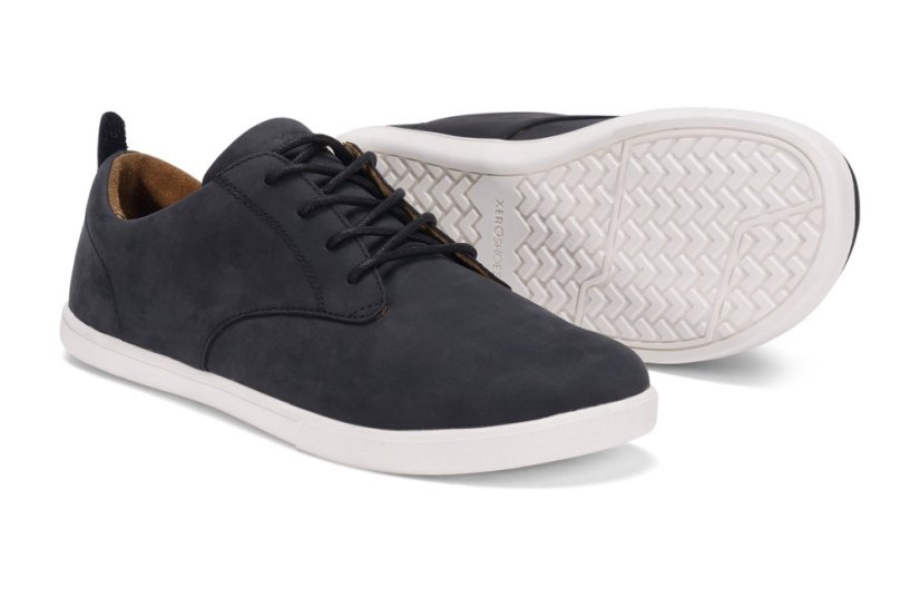 Pánské městské barefoot boty Xero Shoes Glenn - Black/White - Velikost: 42