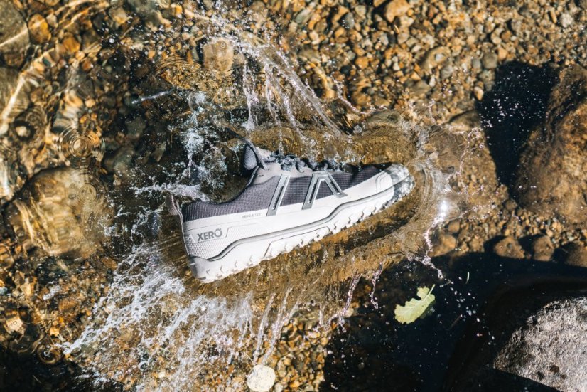 XERO Scrambler Trail Low WP Men - pánská trailová voděodolná turistická barefoot obuv
