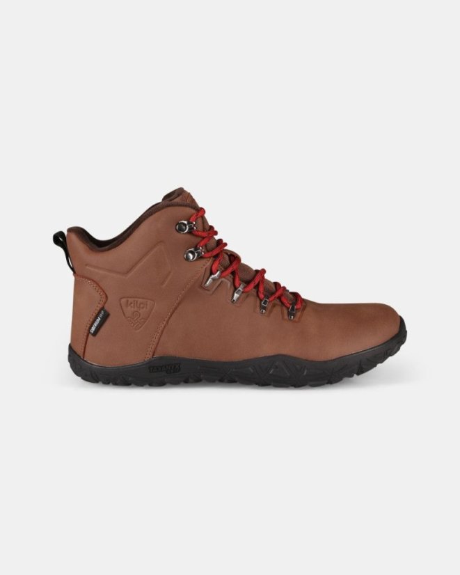 Unisex voděodolné barefoot boty Kilpi Bare High WP-U - Hnědá - Barva: BARE HIGH WP-U, Hnědá, Velikost: 39