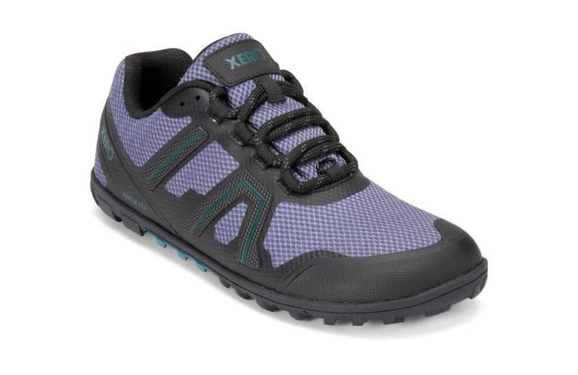 VÝPRODEJ Dámské voděodolné trailové barefoot boty Xero Shoes Mesa Trail WP - Barva: Grisaille Black, Velikost: 42